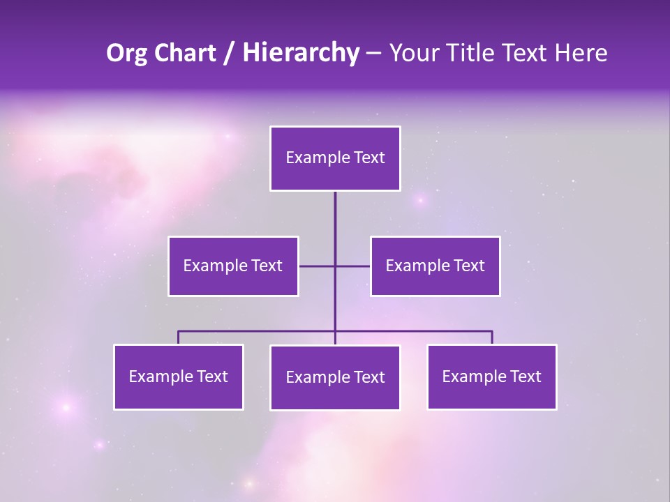 Andromeda Starry Bright PowerPoint Template