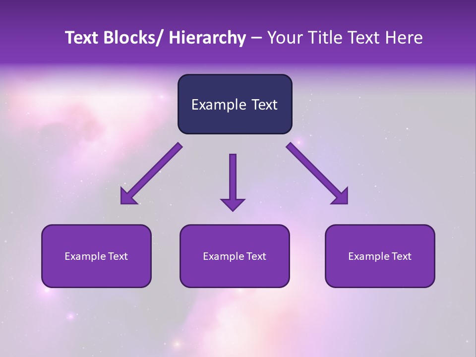 Andromeda Starry Bright PowerPoint Template