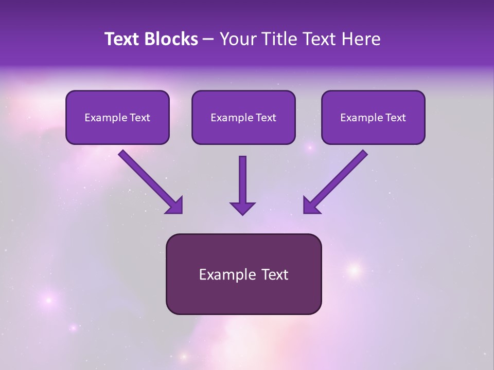 Andromeda Starry Bright PowerPoint Template