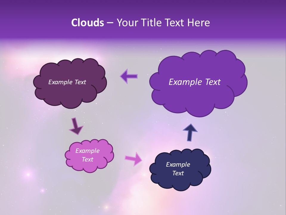 Andromeda Starry Bright PowerPoint Template