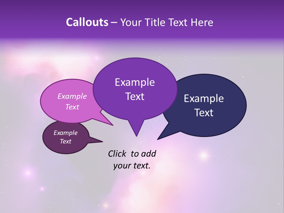 Andromeda Starry Bright PowerPoint Template
