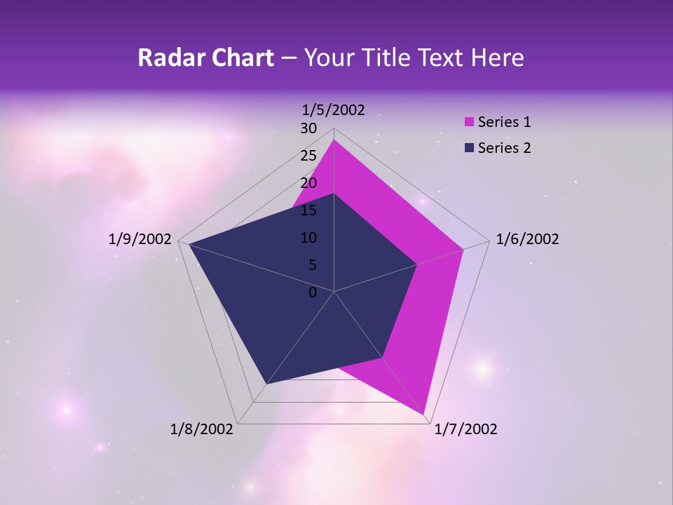 Andromeda Starry Bright PowerPoint Template