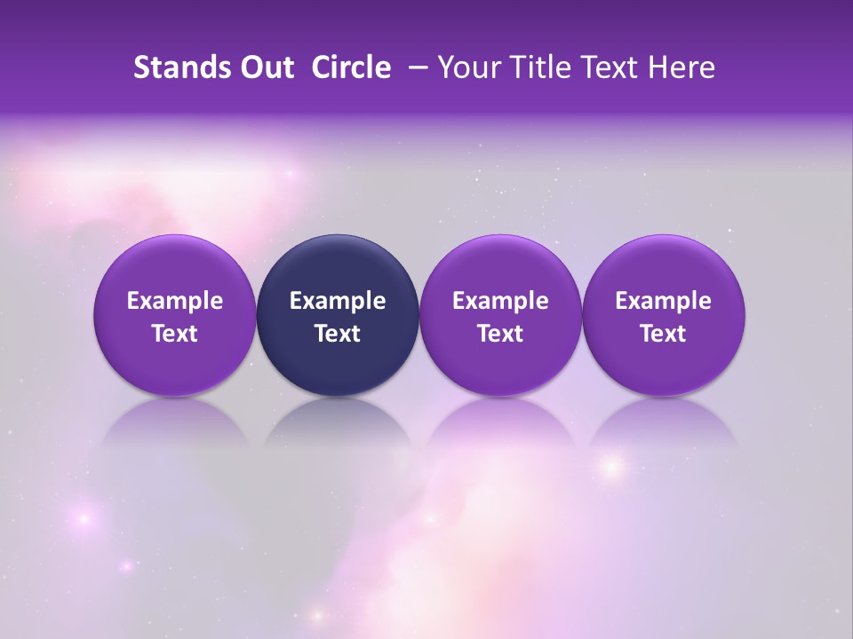 Andromeda Starry Bright PowerPoint Template