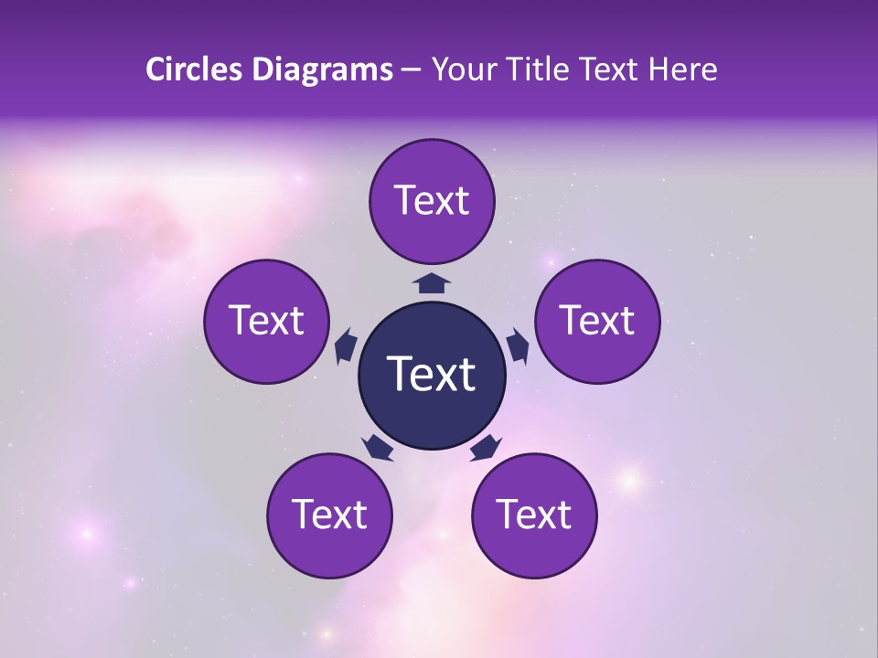 Andromeda Starry Bright PowerPoint Template