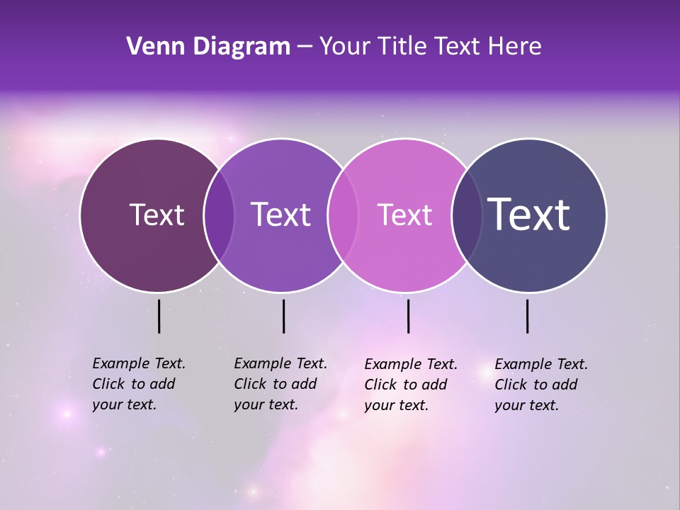 Andromeda Starry Bright PowerPoint Template