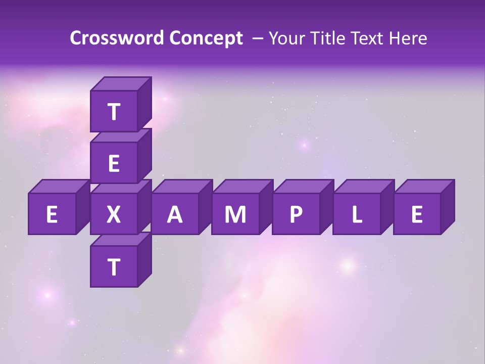 Andromeda Starry Bright PowerPoint Template