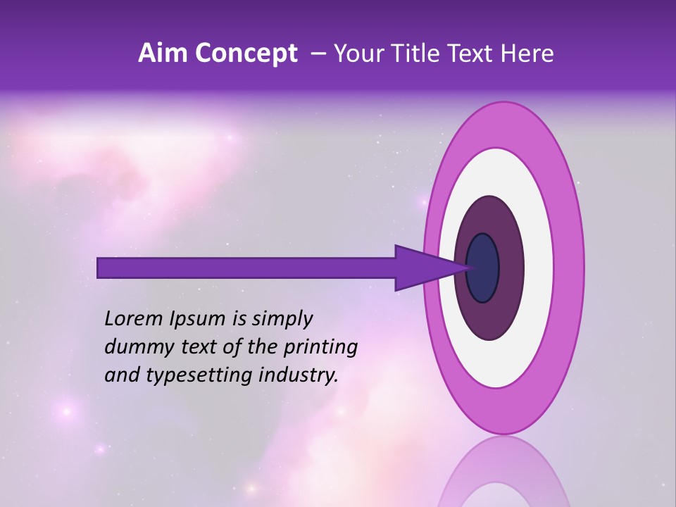 Andromeda Starry Bright PowerPoint Template