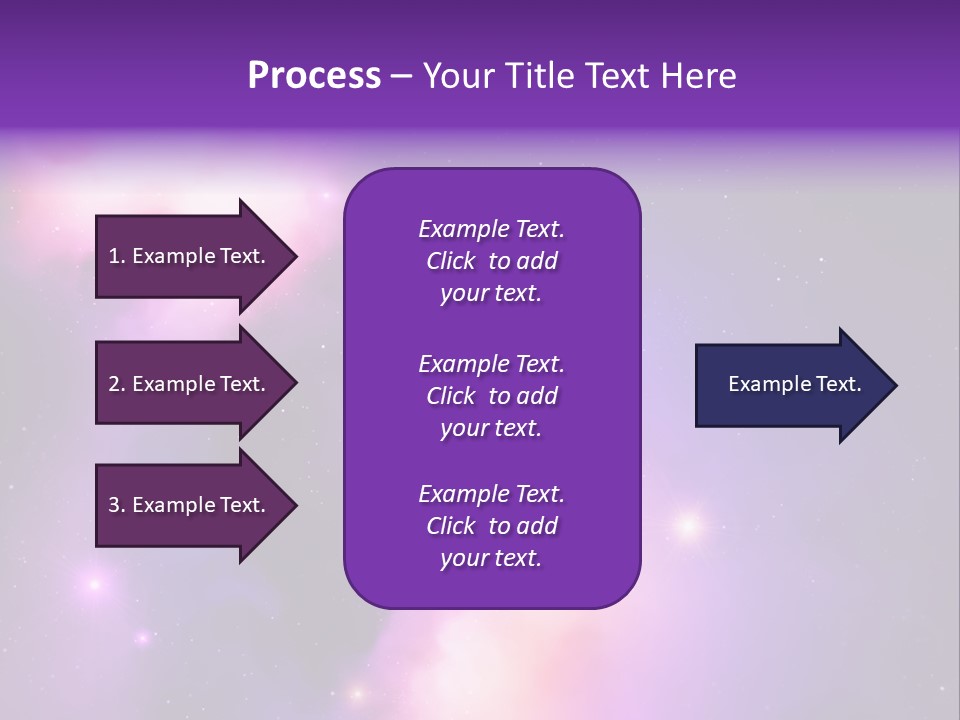 Andromeda Starry Bright PowerPoint Template