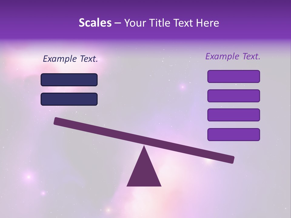 Andromeda Starry Bright PowerPoint Template