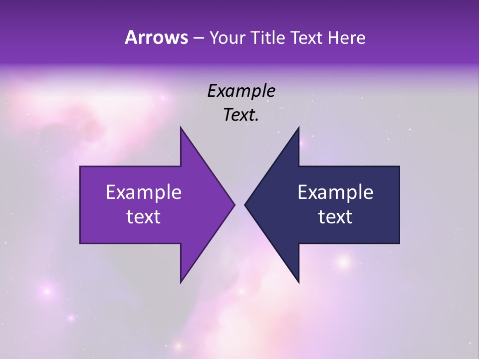 Andromeda Starry Bright PowerPoint Template