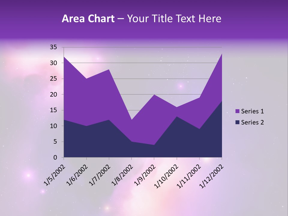 Andromeda Starry Bright PowerPoint Template