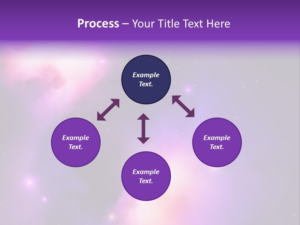 Andromeda Starry Bright PowerPoint Template