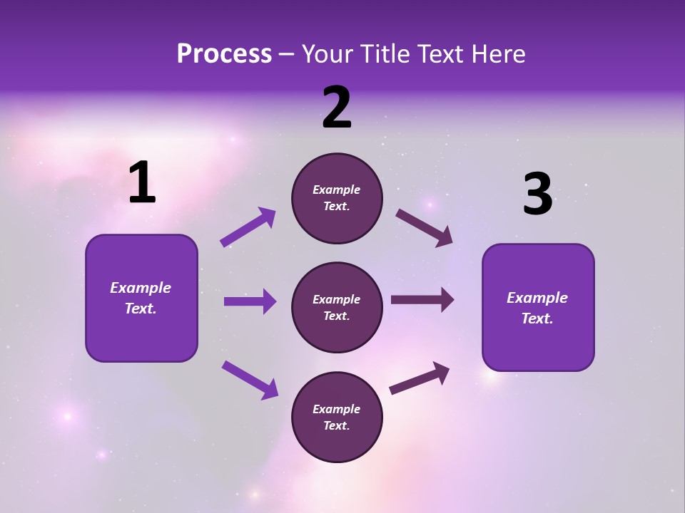 Andromeda Starry Bright PowerPoint Template