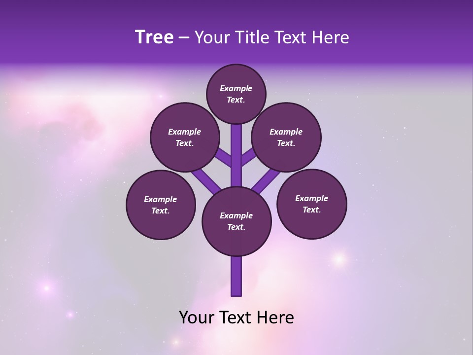 Andromeda Starry Bright PowerPoint Template