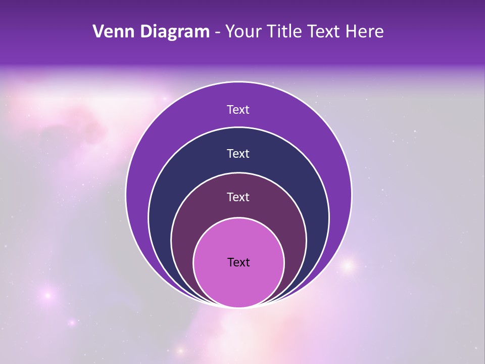 Andromeda Starry Bright PowerPoint Template