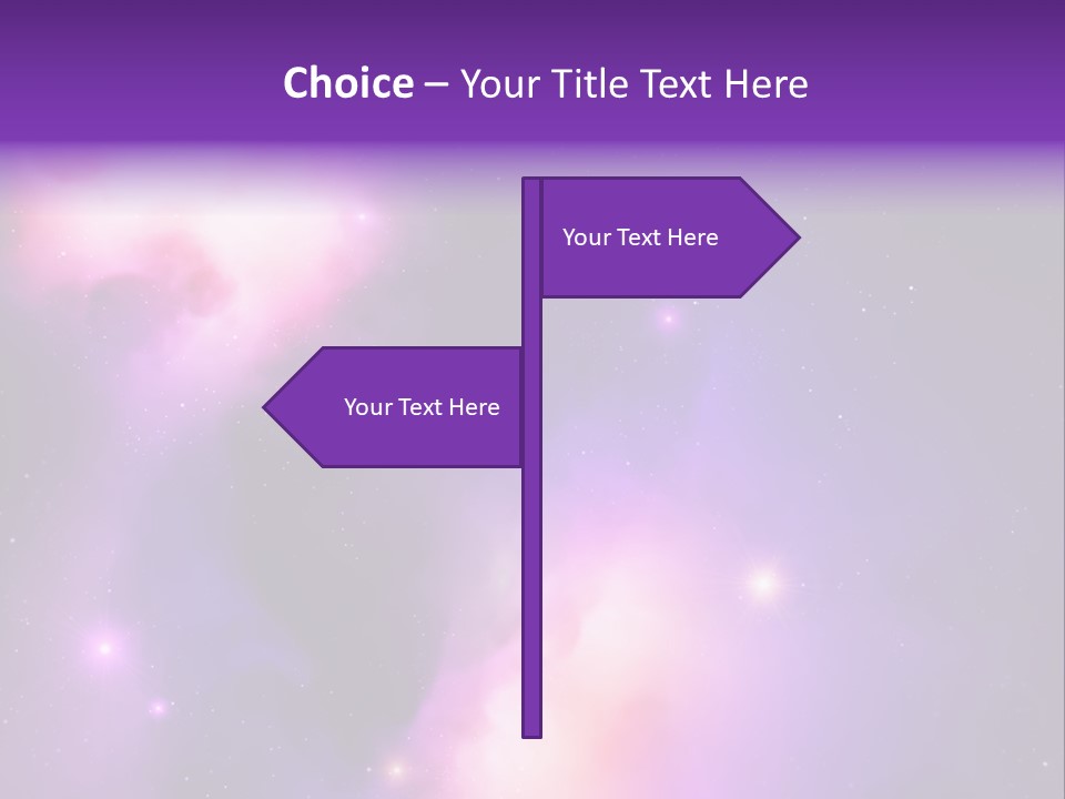 Andromeda Starry Bright PowerPoint Template