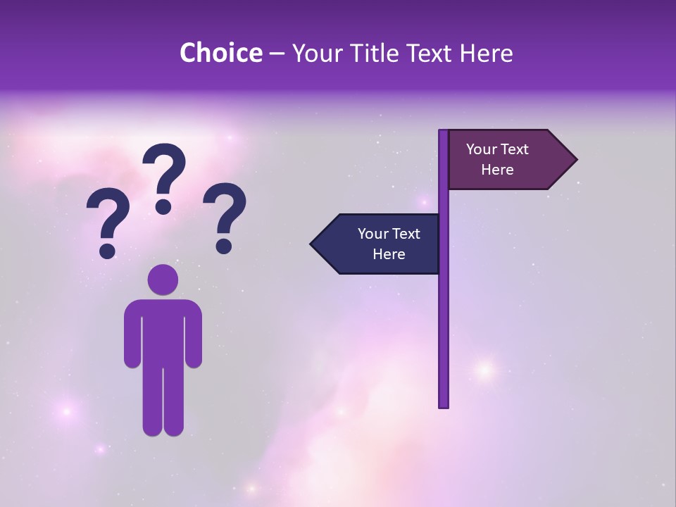 Andromeda Starry Bright PowerPoint Template