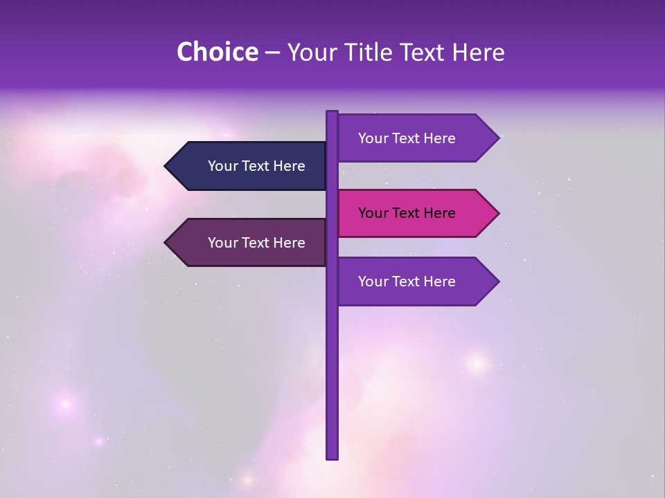 Andromeda Starry Bright PowerPoint Template