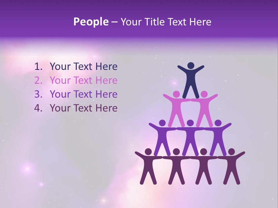 Andromeda Starry Bright PowerPoint Template