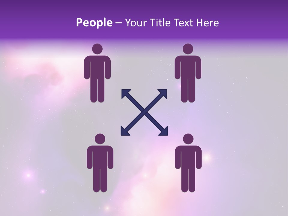 Andromeda Starry Bright PowerPoint Template