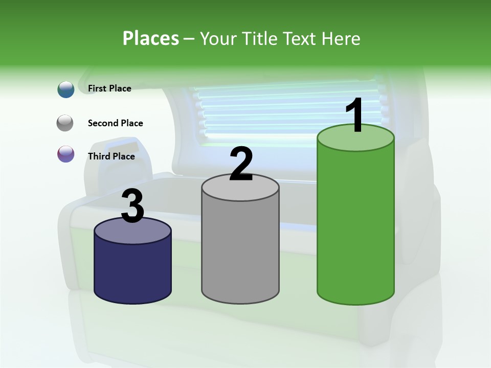 Bulb Sunlight Tanning PowerPoint Template