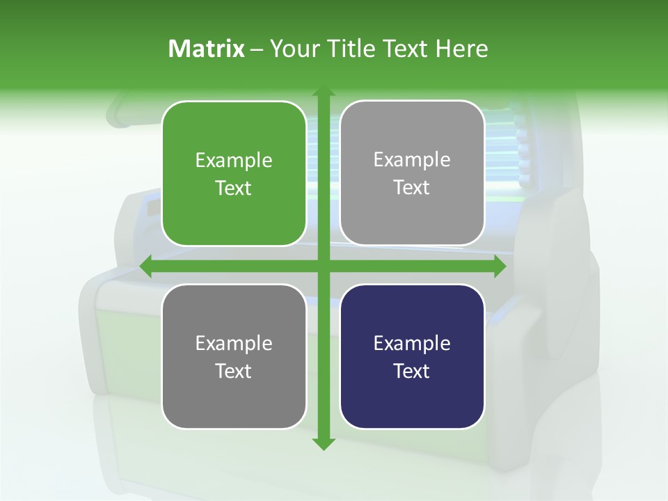 Bulb Sunlight Tanning PowerPoint Template