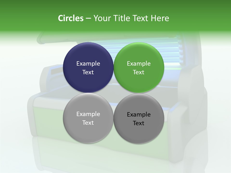 Bulb Sunlight Tanning PowerPoint Template