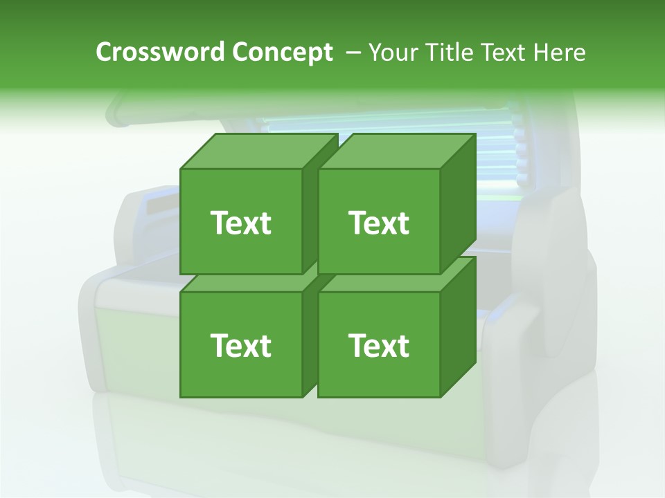 Bulb Sunlight Tanning PowerPoint Template