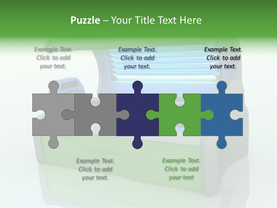 Bulb Sunlight Tanning PowerPoint Template