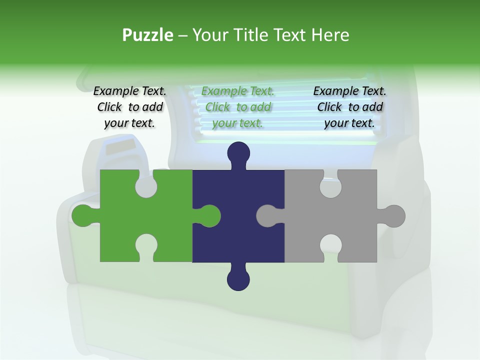 Bulb Sunlight Tanning PowerPoint Template