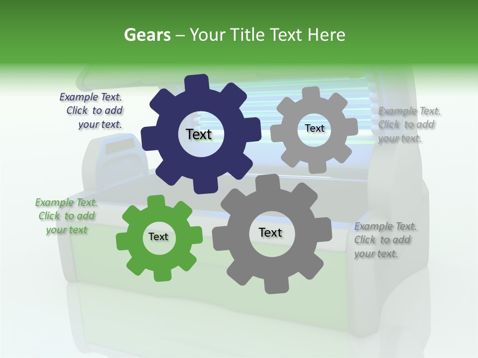 Bulb Sunlight Tanning PowerPoint Template