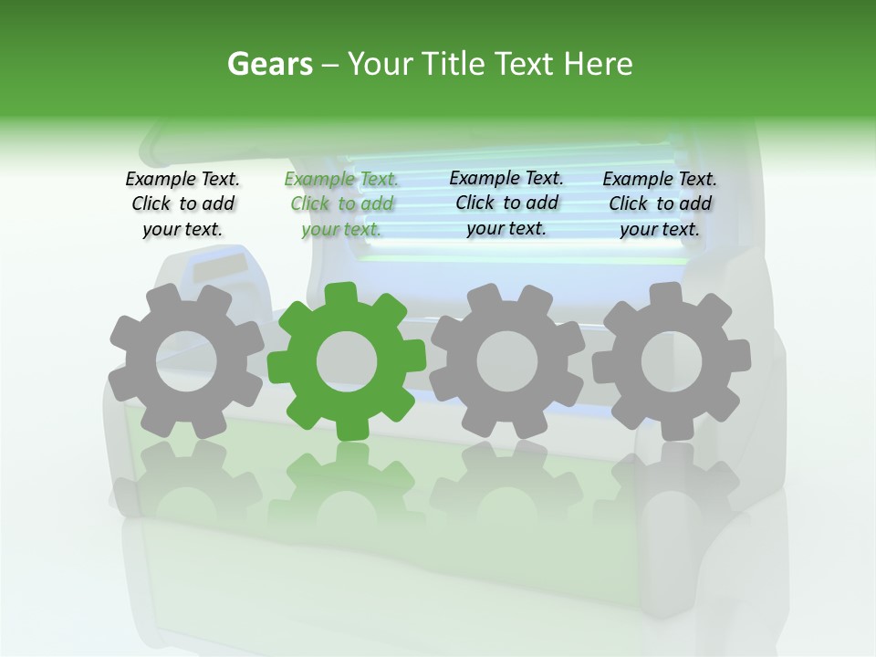 Bulb Sunlight Tanning PowerPoint Template