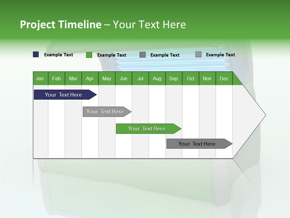 Bulb Sunlight Tanning PowerPoint Template