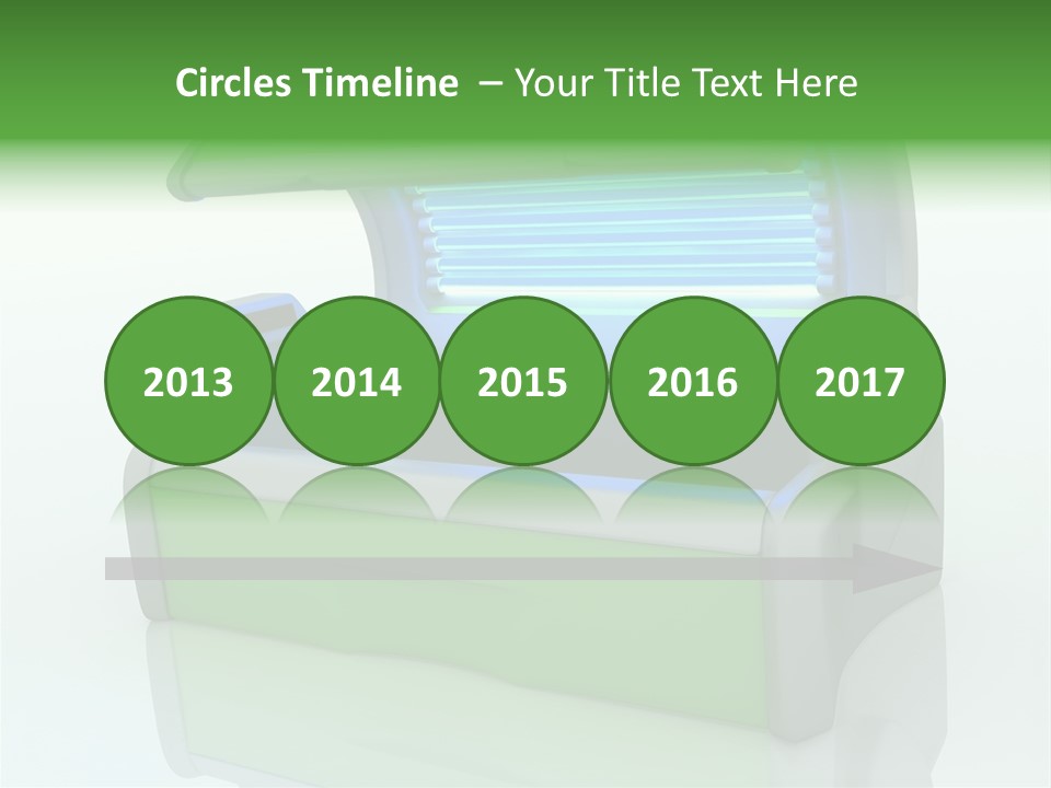 Bulb Sunlight Tanning PowerPoint Template