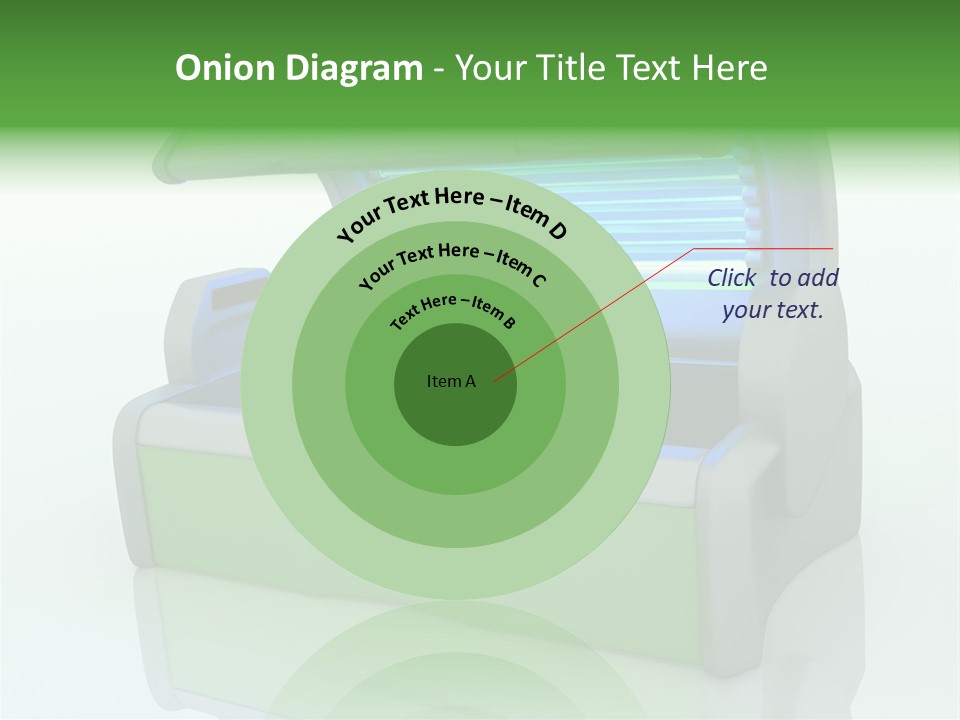 Bulb Sunlight Tanning PowerPoint Template