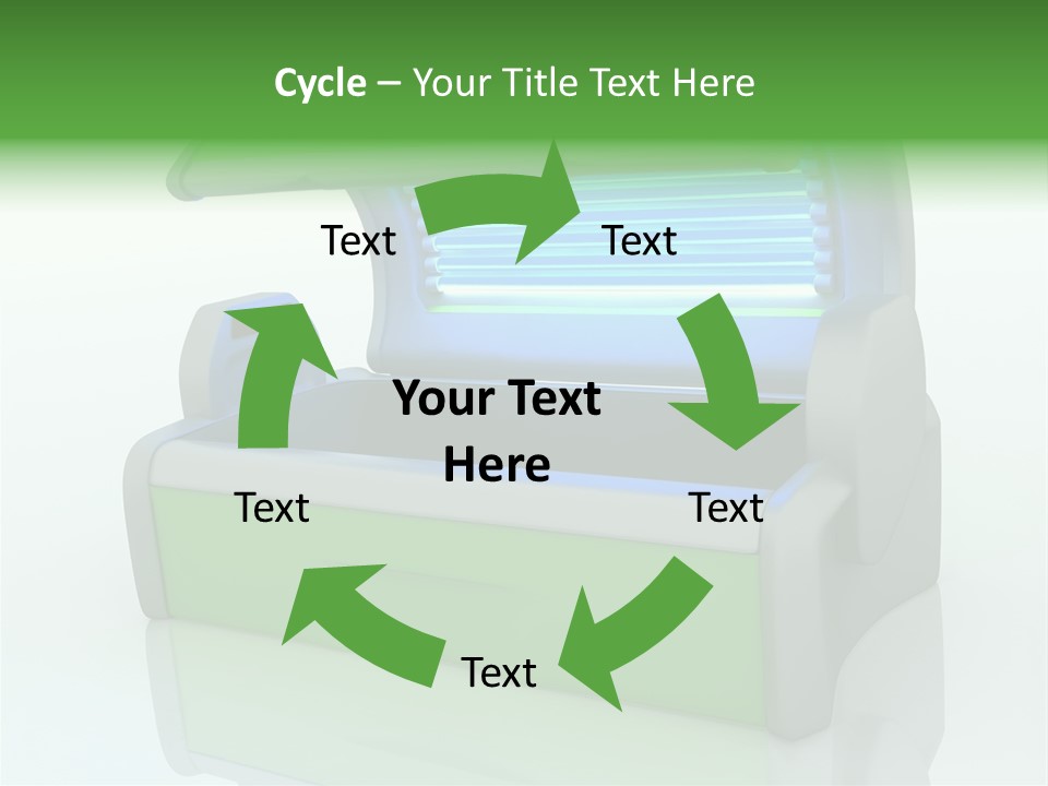 Bulb Sunlight Tanning PowerPoint Template