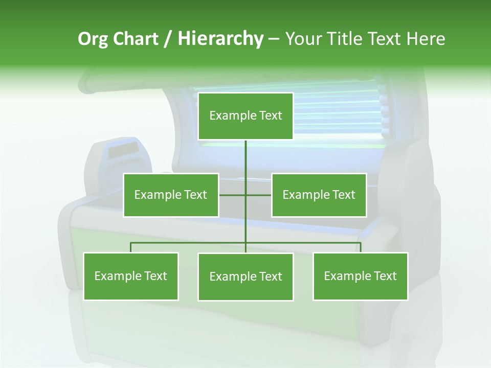 Bulb Sunlight Tanning PowerPoint Template