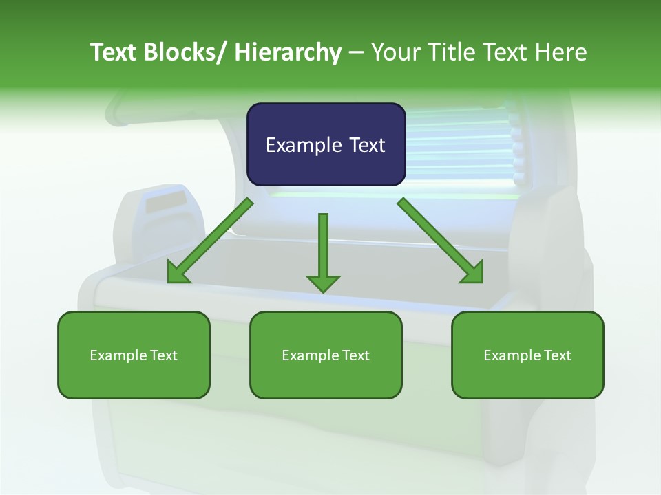 Bulb Sunlight Tanning PowerPoint Template