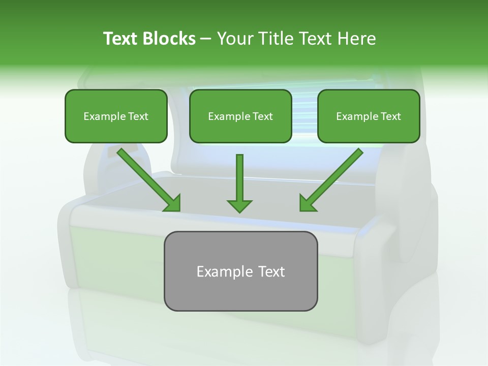 Bulb Sunlight Tanning PowerPoint Template