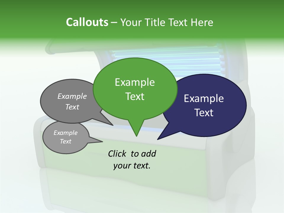 Bulb Sunlight Tanning PowerPoint Template