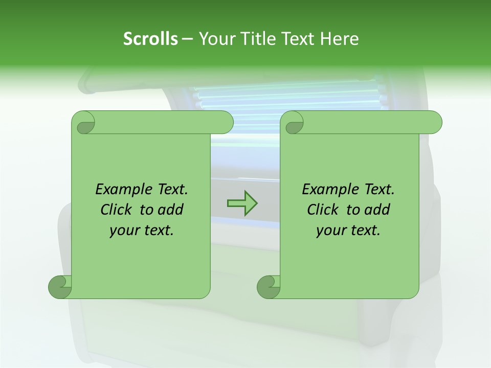 Bulb Sunlight Tanning PowerPoint Template