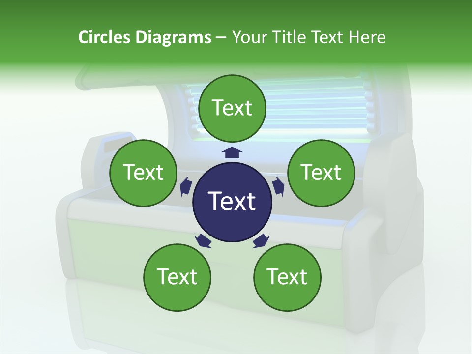 Bulb Sunlight Tanning PowerPoint Template