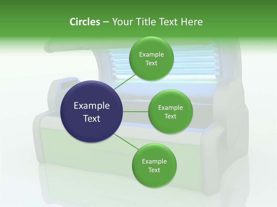 Bulb Sunlight Tanning PowerPoint Template