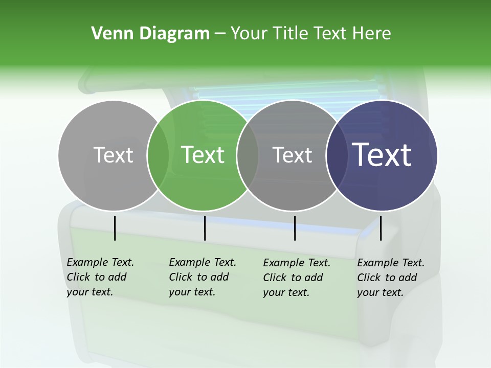Bulb Sunlight Tanning PowerPoint Template