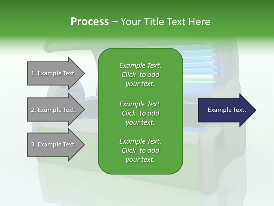 Bulb Sunlight Tanning PowerPoint Template