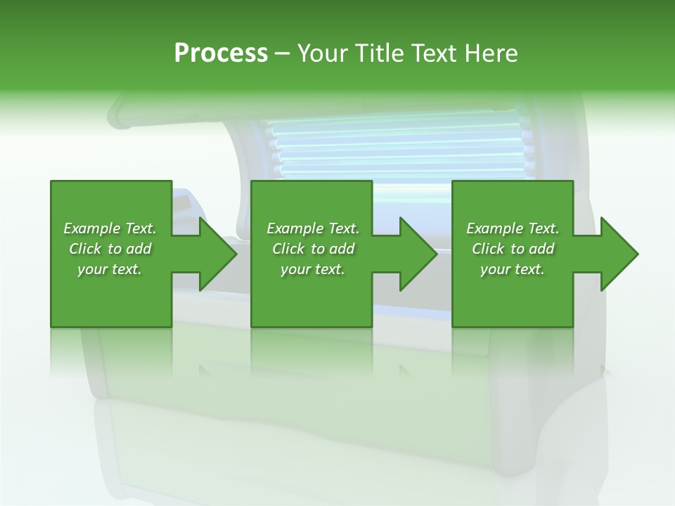 Bulb Sunlight Tanning PowerPoint Template
