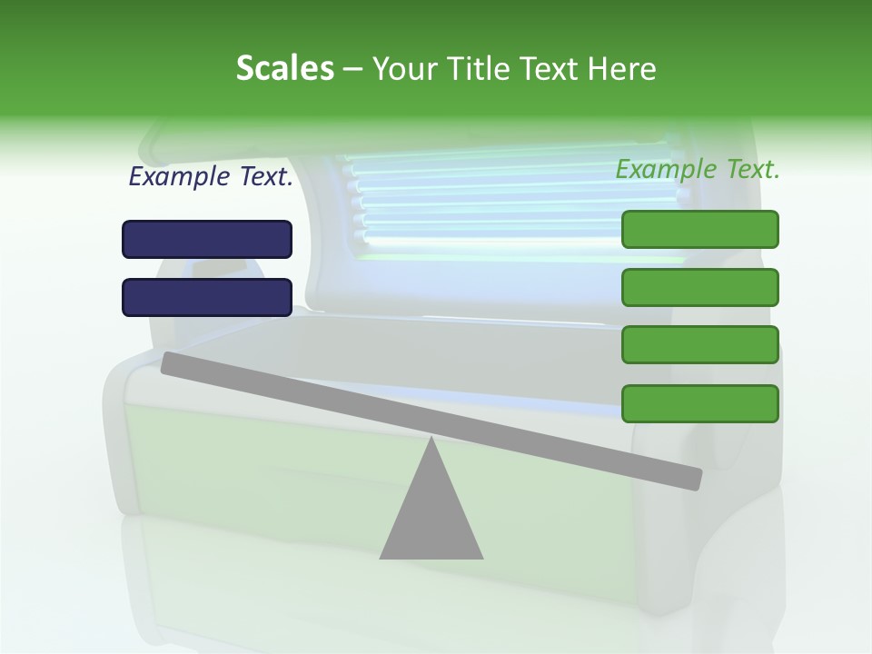 Bulb Sunlight Tanning PowerPoint Template