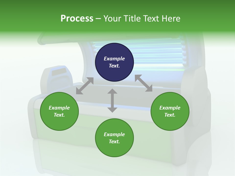 Bulb Sunlight Tanning PowerPoint Template