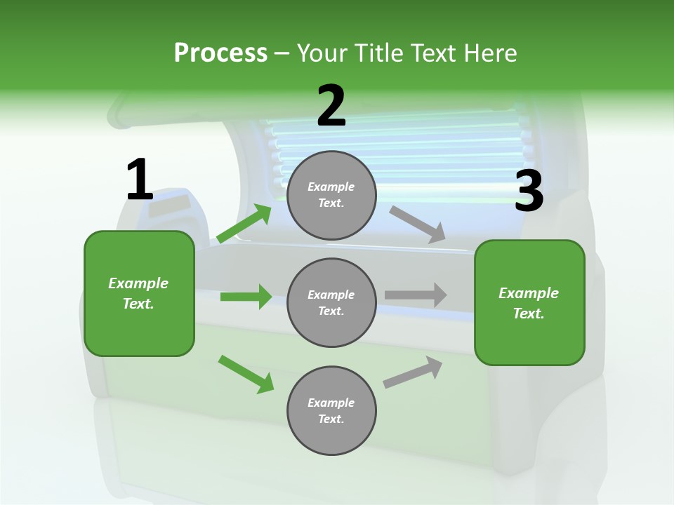Bulb Sunlight Tanning PowerPoint Template