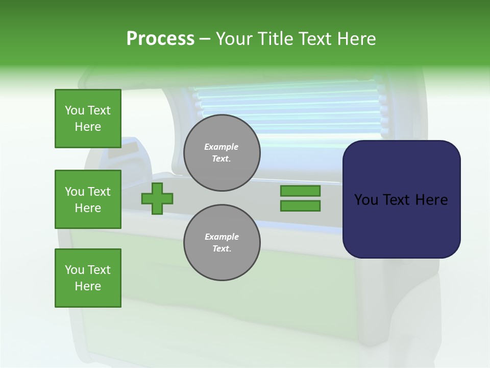 Bulb Sunlight Tanning PowerPoint Template